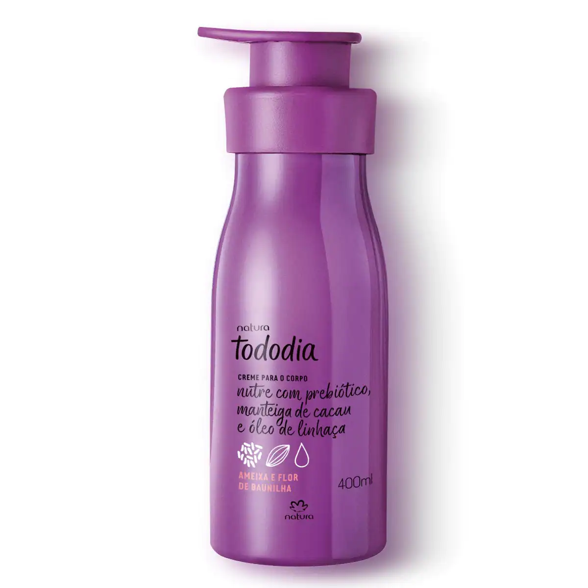 Creme Desodorante Nutritivo Para o Corpo Ameixa e Flor de Baunilha 400ml