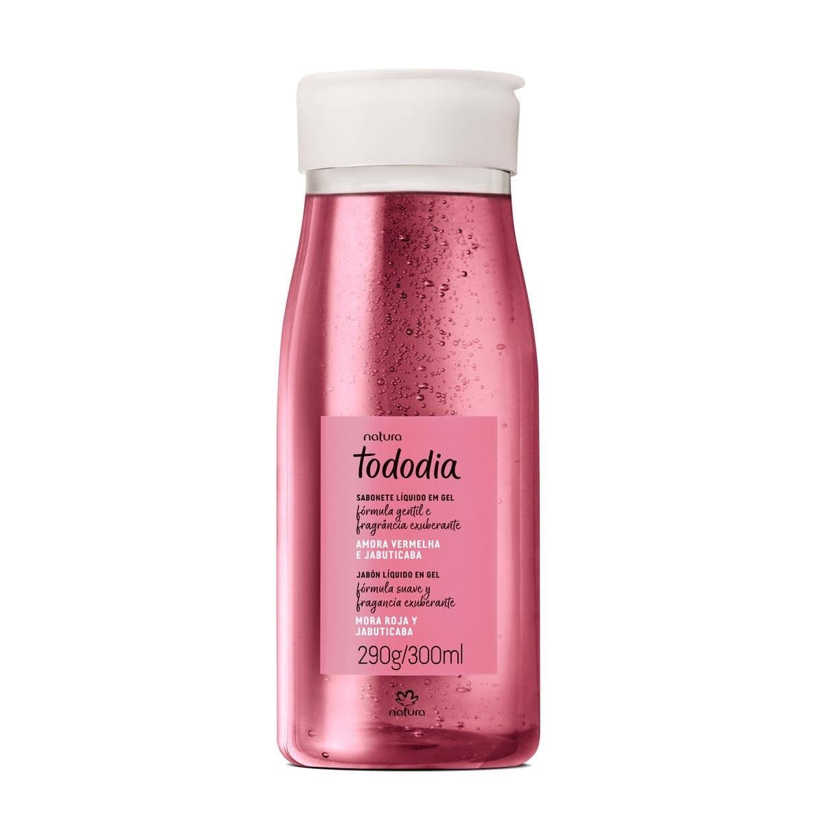 Sabonete Líquido em Gel Amora Vermelha e Jabuticaba - 300ml