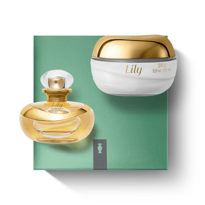 Kit Lily perfume e creme acetinado